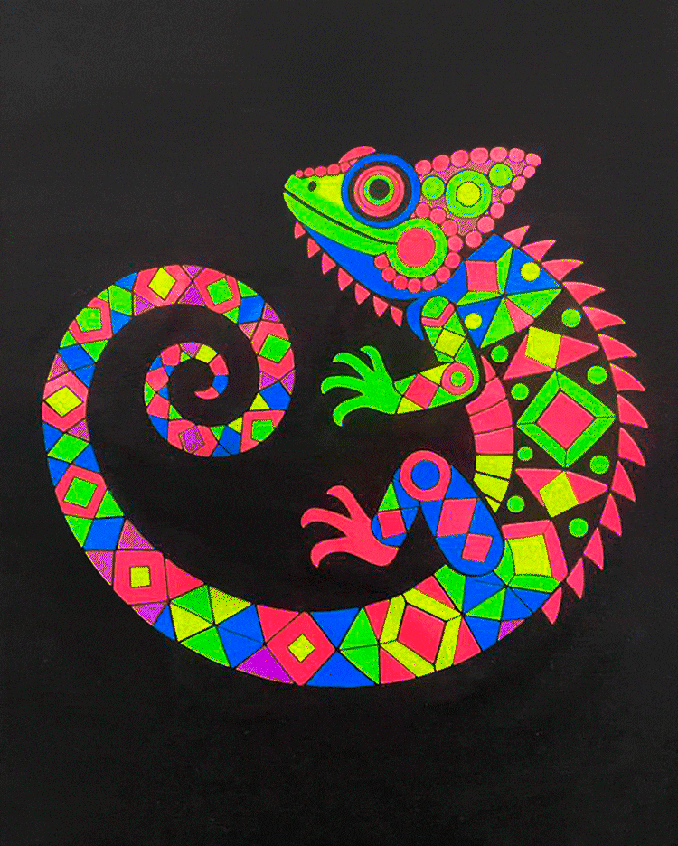 GLOW IN THE DARK RED